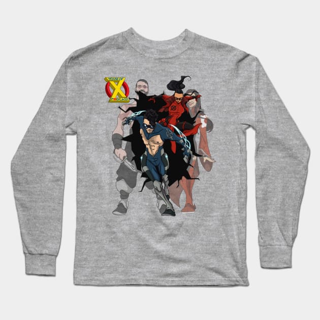 All New All Different HoX Podcast Long Sleeve T-Shirt by Warpath_Dylan